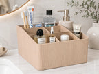 Badkamerorganizer met vakverdeling en houtlook – ontwerpreferentie 7