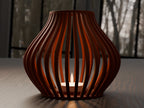 Flow geribbelde lantaarn voor led-theelicht – ontwerpreferentie 3