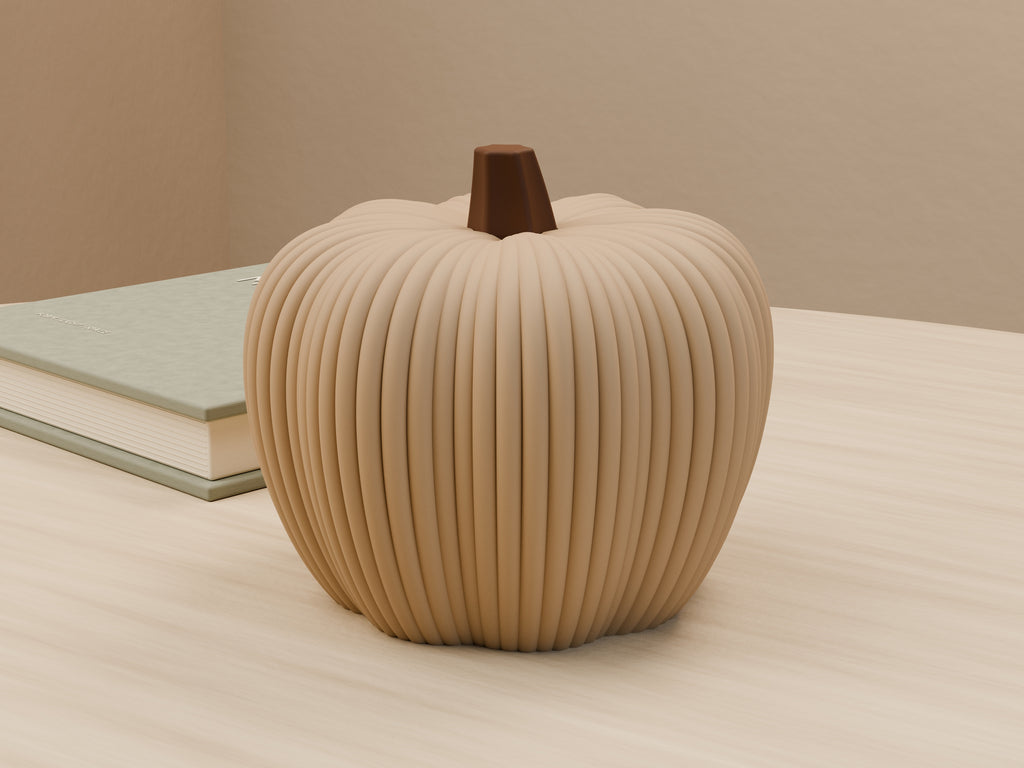 Geribbelde decoratieve herfstpompoen – ontwerpreferentie 2