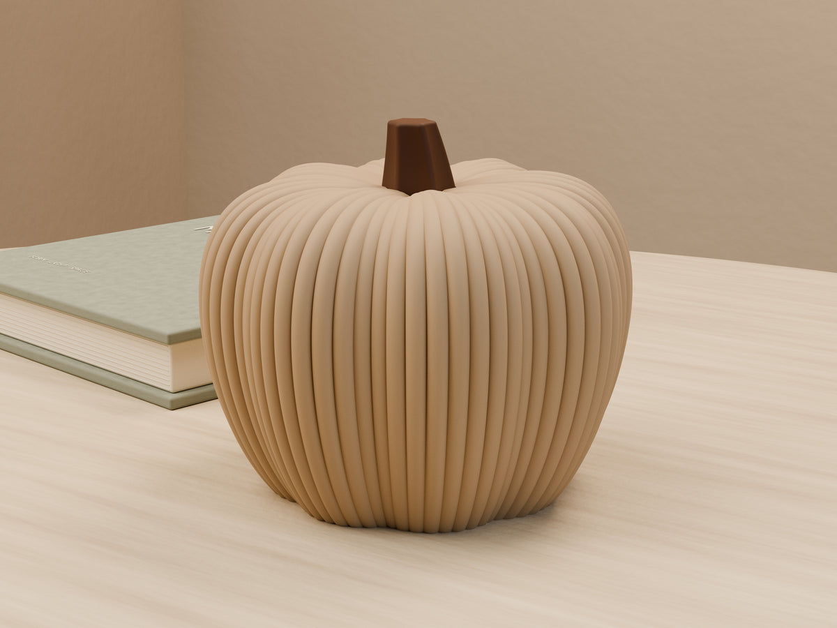 Geribbelde decoratieve herfstpompoen – ontwerpreferentie 2