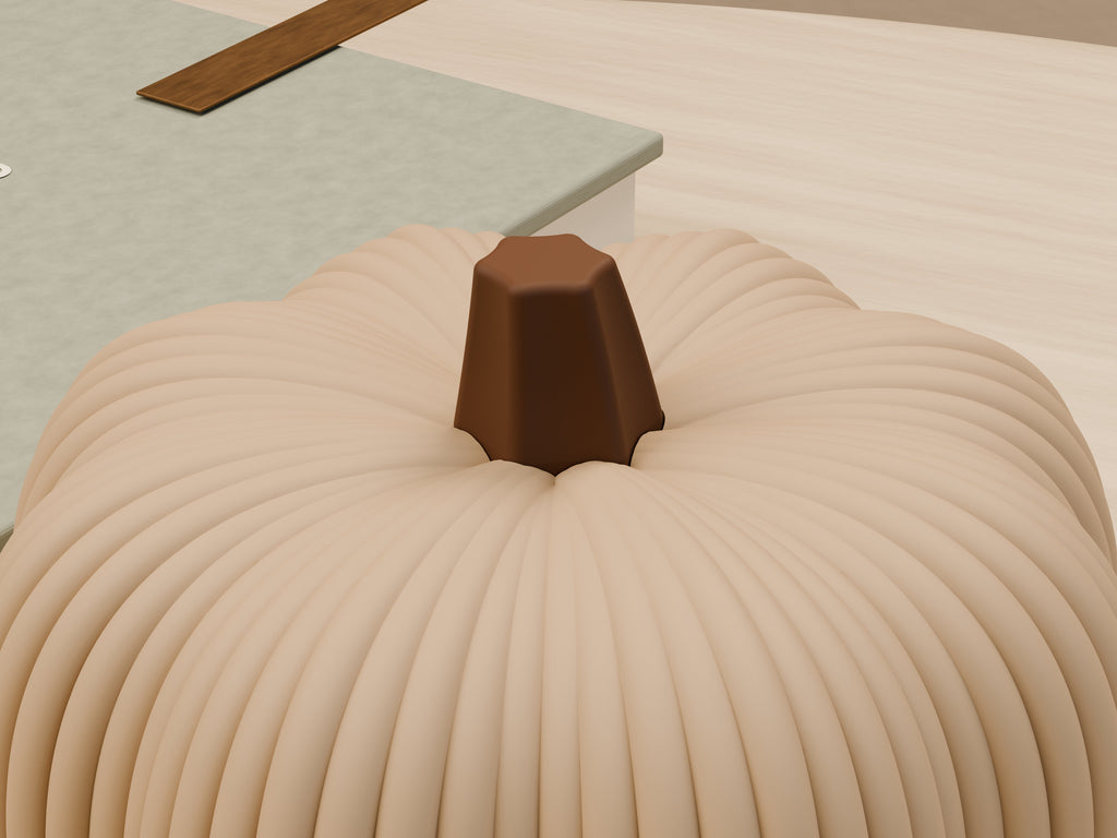 Geribbelde decoratieve herfstpompoen – ontwerpreferentie 5