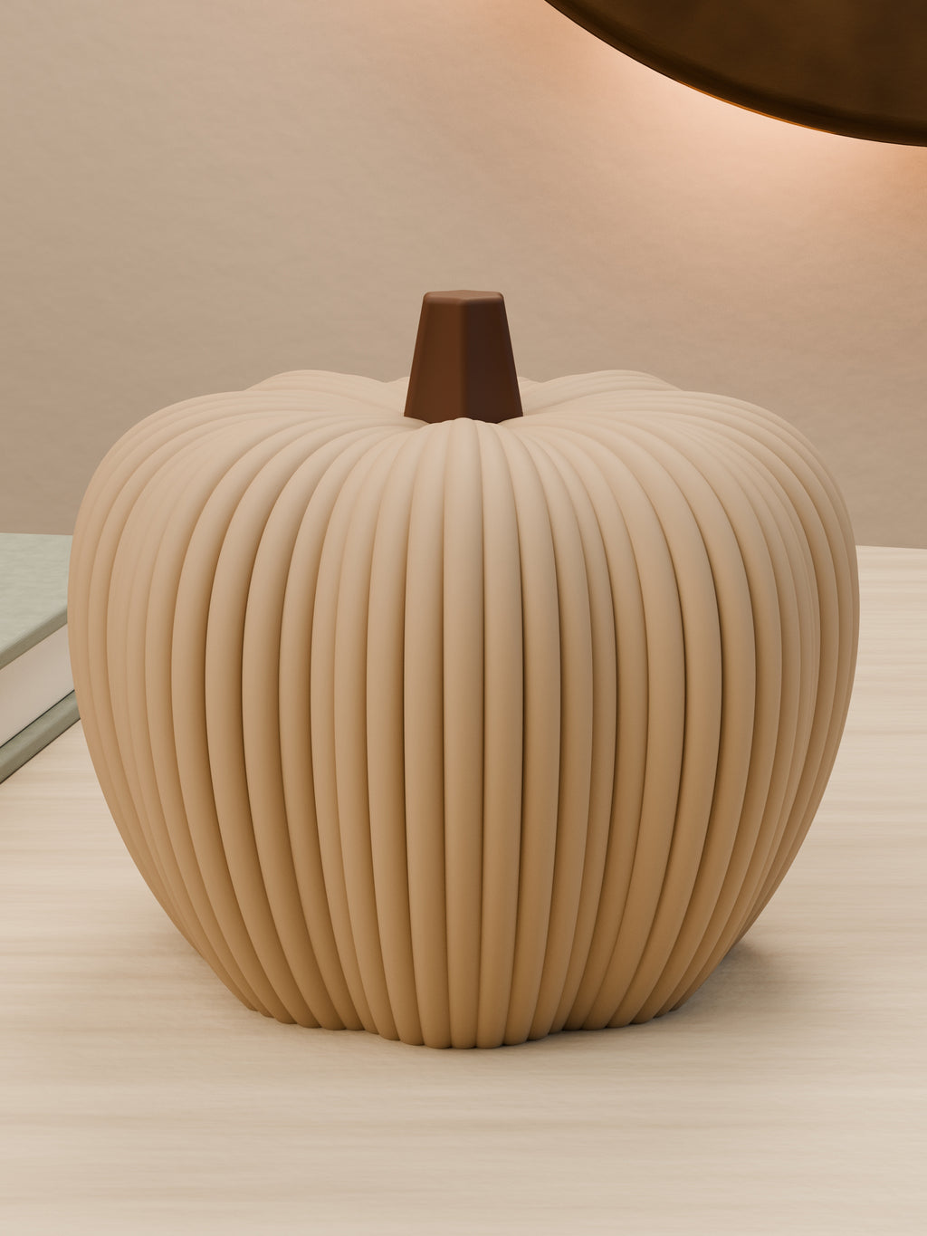 Geribbelde decoratieve herfstpompoen – ontwerpreferentie 6