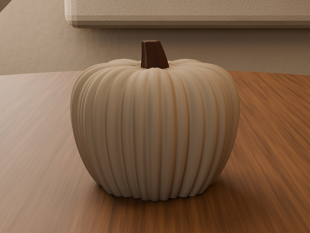 Geribbelde decoratieve herfstpompoen – ontwerpreferentie 7