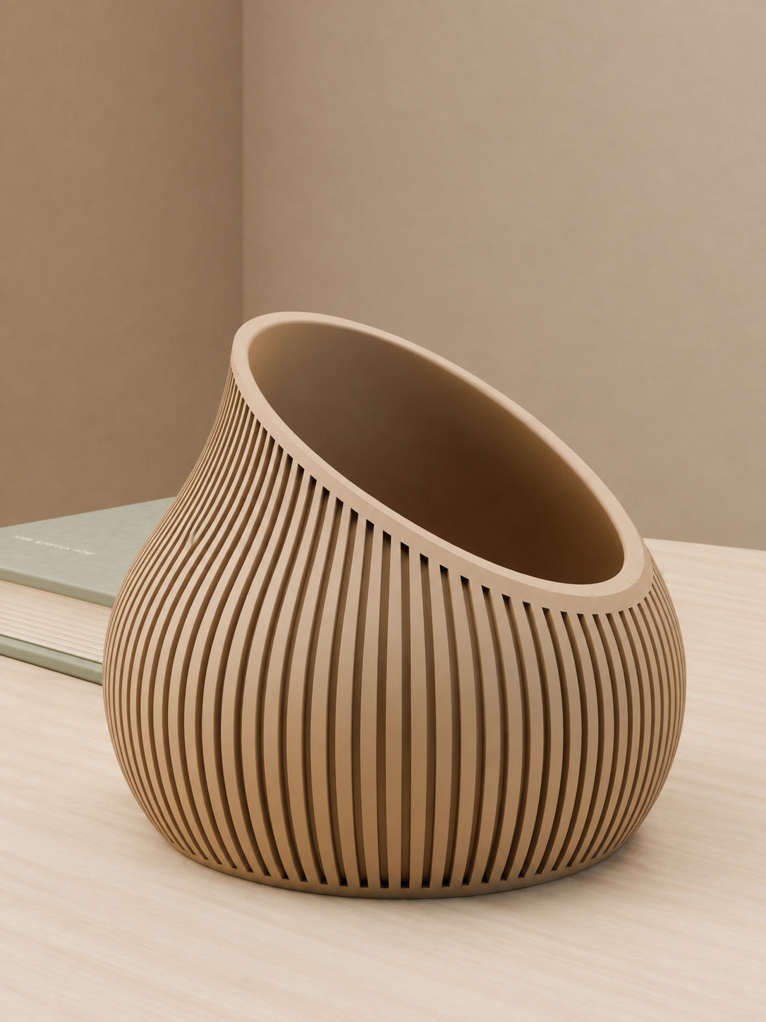 Oblique geribbelde vaas – ontwerpreferentie 6