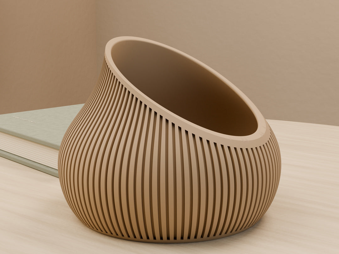 Oblique geribbelde vaas – ontwerpreferentie 7