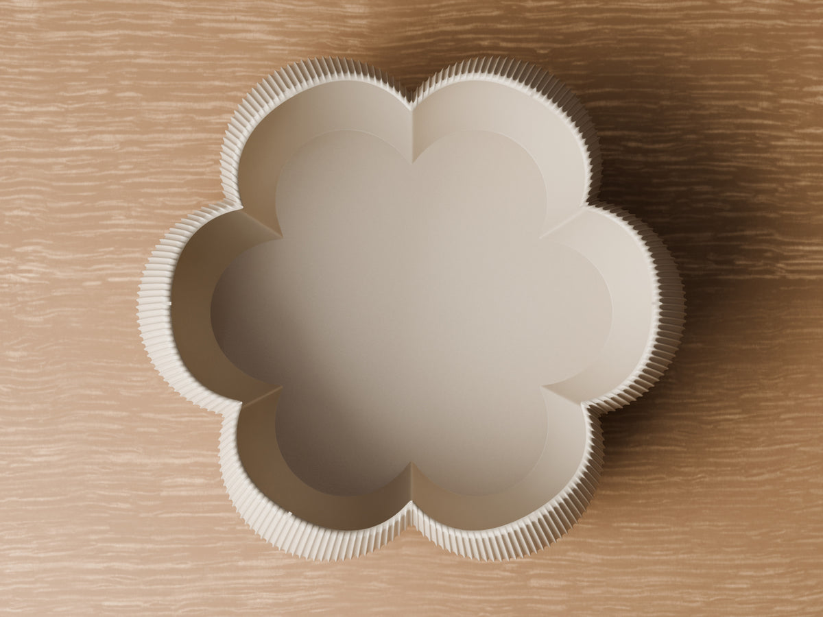 Ribba geribbelde decoratieschaal – ontwerpreferentie 4