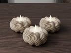 Serpentine pompoenhouder voor led-theelicht – ontwerpreferentie 1