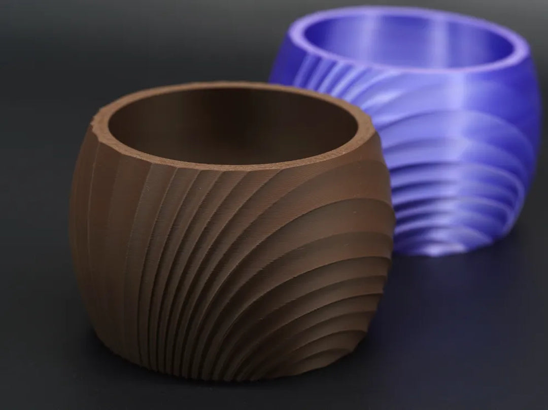 Solaris plantenpot met golftextuur – ontwerpreferentie 4