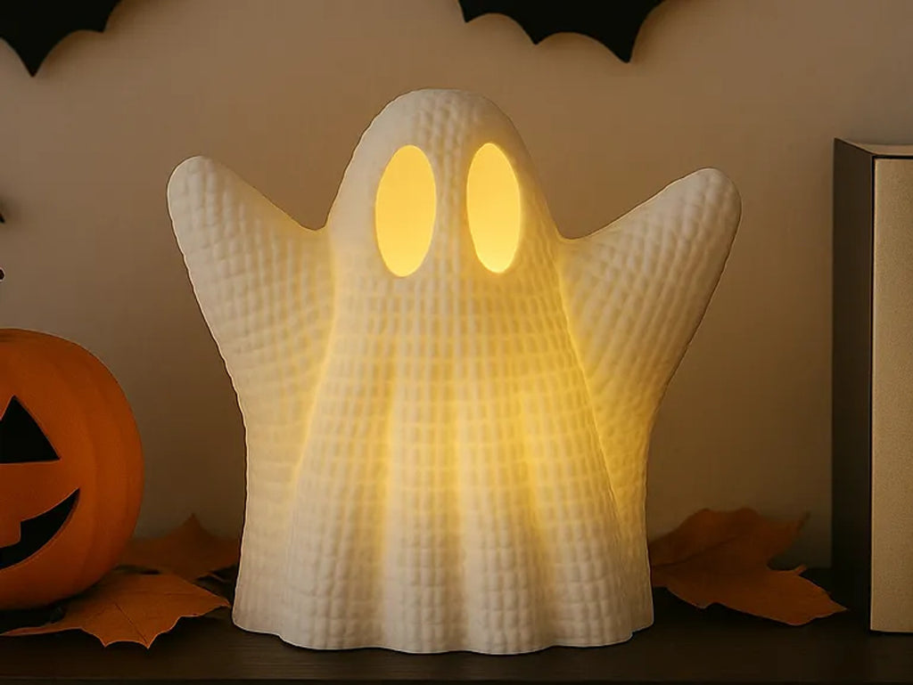 Spookje met breipatroon voor led-theelicht – ontwerpreferentie 1