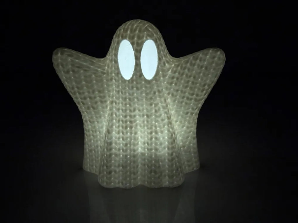 Spookje met breipatroon voor led-theelicht – ontwerpreferentie 4