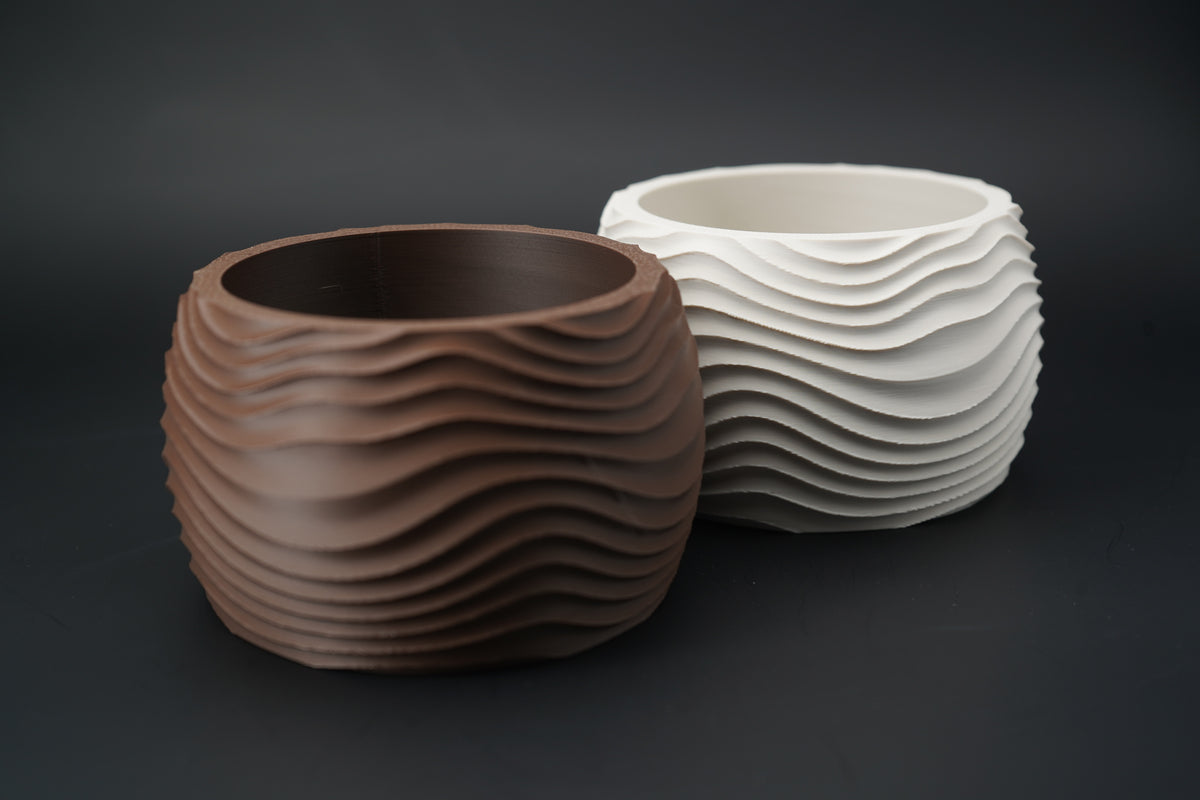 Wave decoratieve golfvaas – ontwerpreferentie 1