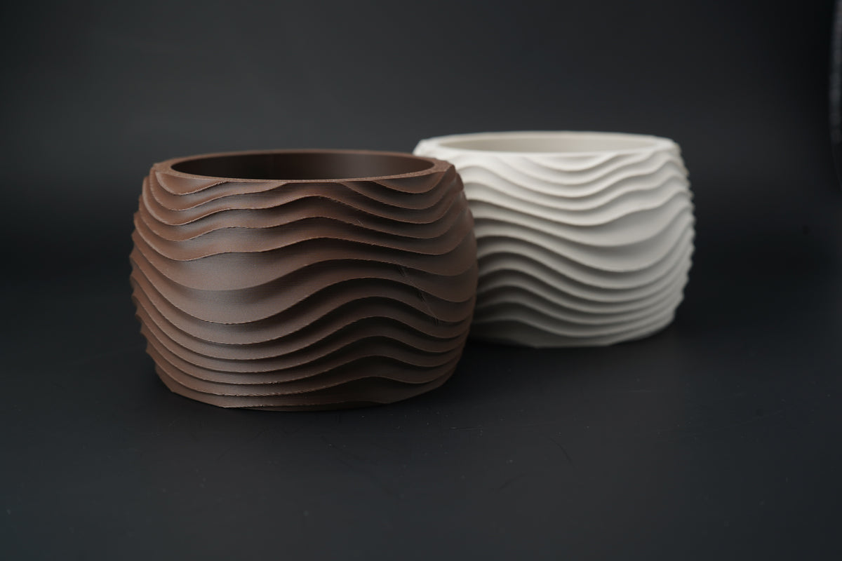 Wave decoratieve golfvaas – ontwerpreferentie 3