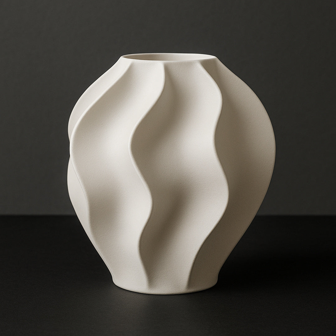 Waves decoratieve vaas – ontwerpreferentie 1