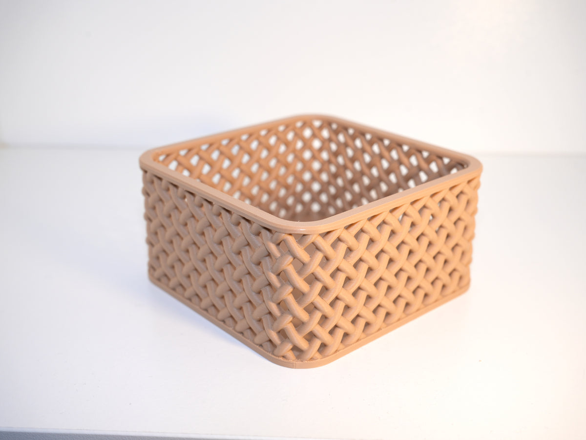 Wicker organizer voor sleutels en afstandsbedieningen – ontwerpreferentie 1