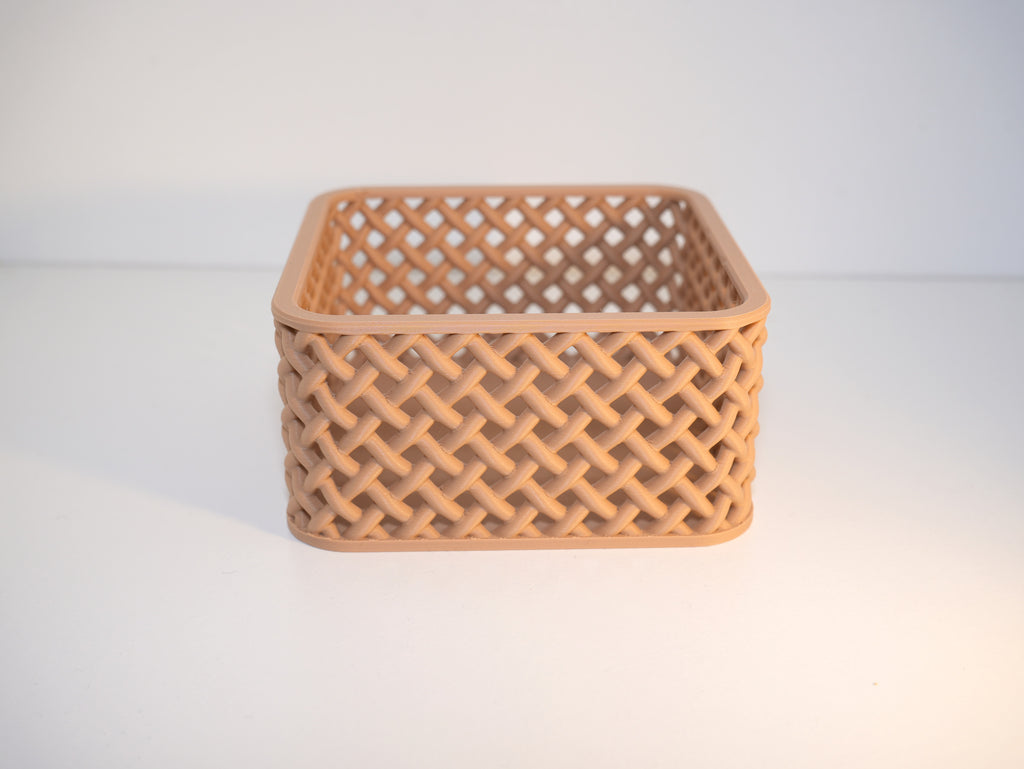 Wicker organizer voor sleutels en afstandsbedieningen – ontwerpreferentie 2