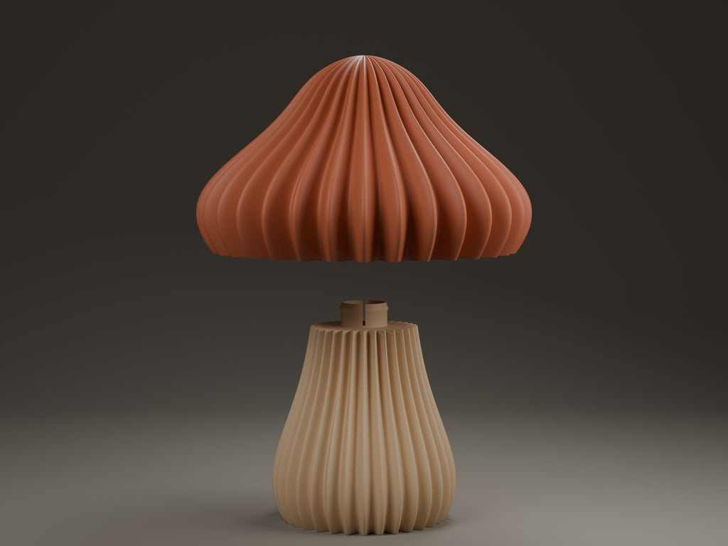 Woodland geribbelde decoratieve paddenstoel – ontwerpreferentie 2