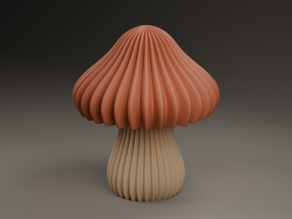 Woodland geribbelde decoratieve paddenstoel – ontwerpreferentie 4