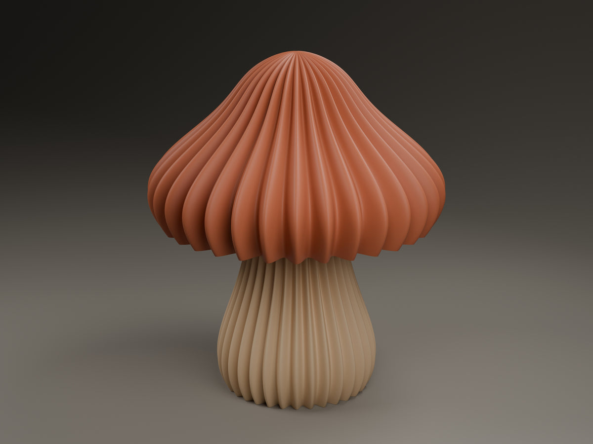 Woodland geribbelde decoratieve paddenstoel – ontwerpreferentie 4