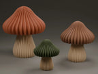 Woodland geribbelde decoratieve paddenstoel – ontwerpreferentie 7