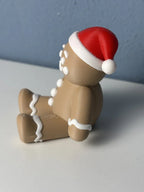 Zittend peperkoekmannetje met kerstmuts – ontwerpreferentie 4