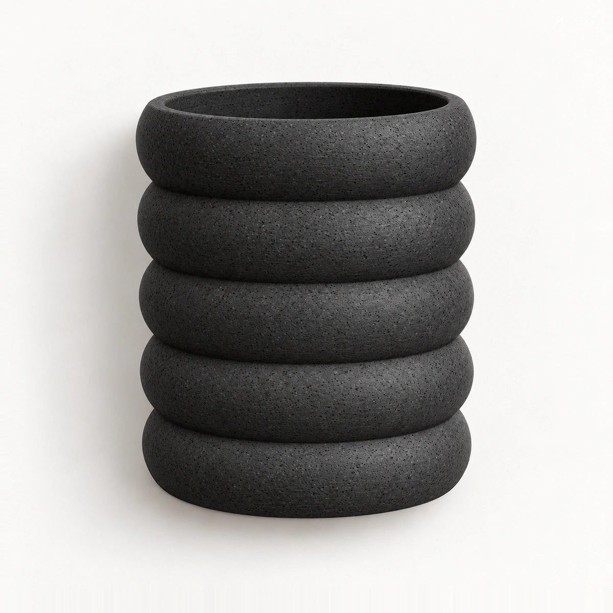 Bloempot The Bubbles — Zwart / 6.3 cm — Colour impression