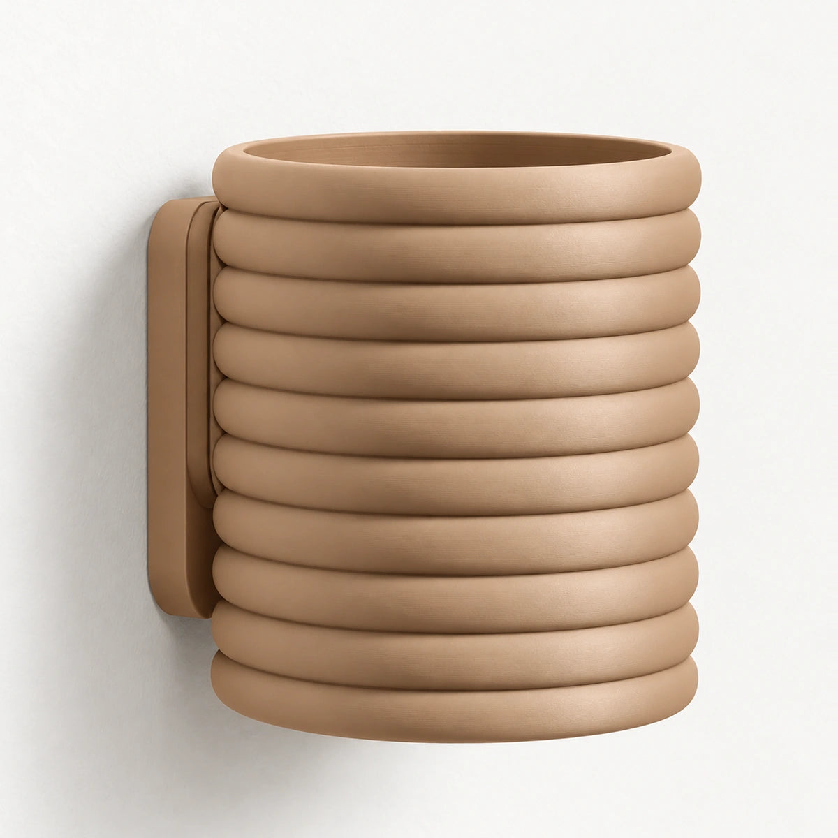 Hangende Bloempot The Wall Poppy — Licht bruin — Colour impression